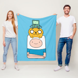 Manta Polar Tiempo de aventura BMO, Jake y Finn