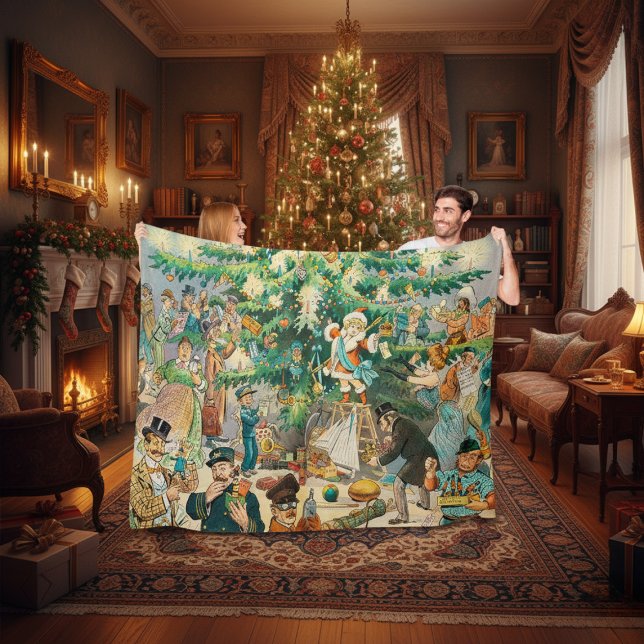 Manta Polar Tiempo de Navidades viejos (Subido por el creador)