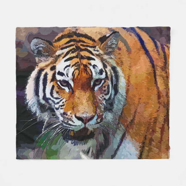 Manta Polar Tigre (Frente (Horizontal))