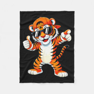 Manta Polar Tigre con gafas de sol tigre animal tigre hombres