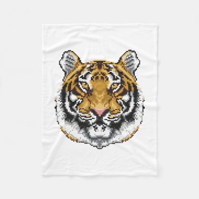 Manta Polar Tigre de 8 bits (Anverso)