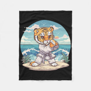 Manta Polar Tigre de karate, Kickboxing Taekwondo Jiu-jitsu T