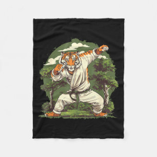 Manta Polar Tigre de Karate Naturaleza Jiu-Jitsu Mma Taekwondo