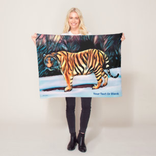 Manta Polar Tigre de Siberia