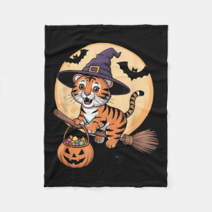 Manta Polar Tigre Gorra Calabaza Halloween Vestidos Hombres Mu