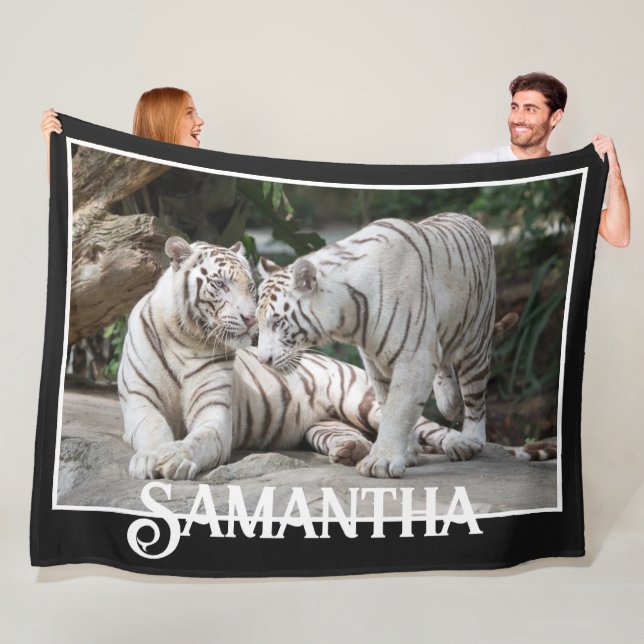 Manta Polar Tigres blancos (In situ)