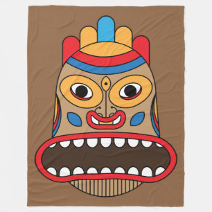 Manta Polar tiki hawaiano