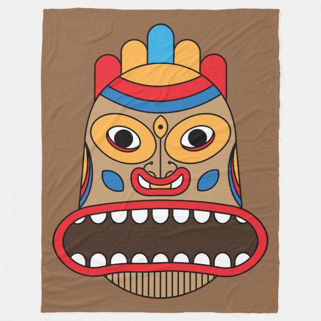 Manta Polar tiki hawaiano (Anverso)