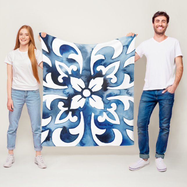 Manta Polar Tile cobalto II (In situ)