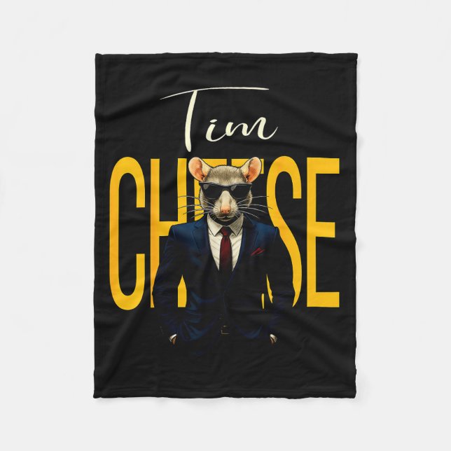Manta Polar Tim Cheese - Funny Secret Agent Mouse Brainrot Kid (Anverso)