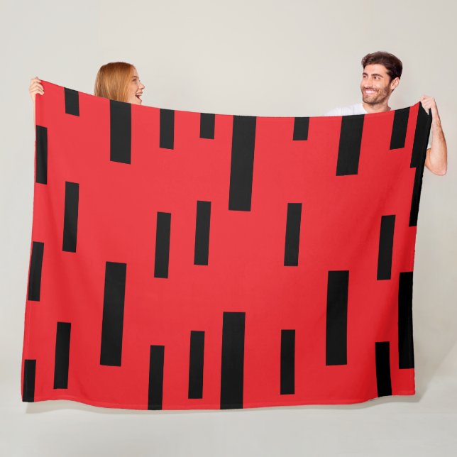 Manta Polar Tinta roja   (In situ)