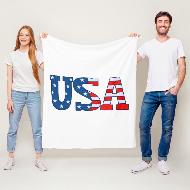 Manta Polar Tipografía de Estados Unidos (In situ)