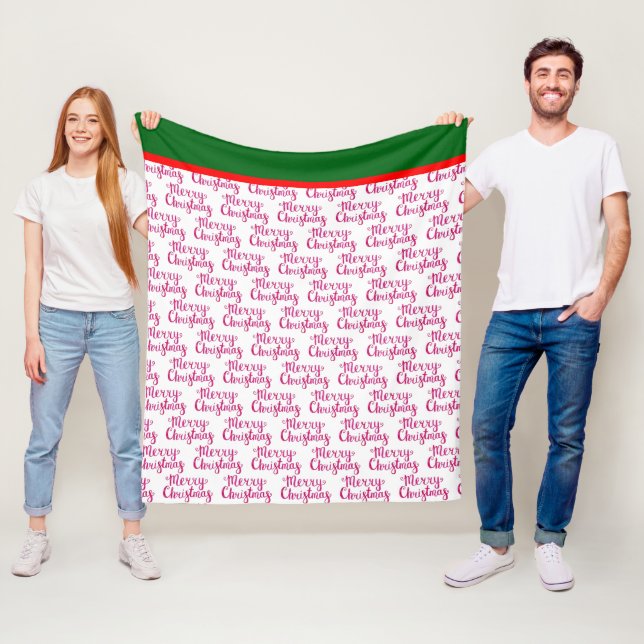 Manta Polar Tipografía de navidades (In situ)