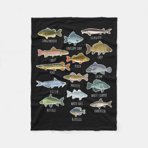 Manta Polar Tipos De Especies De Pescado De Agua Dulce