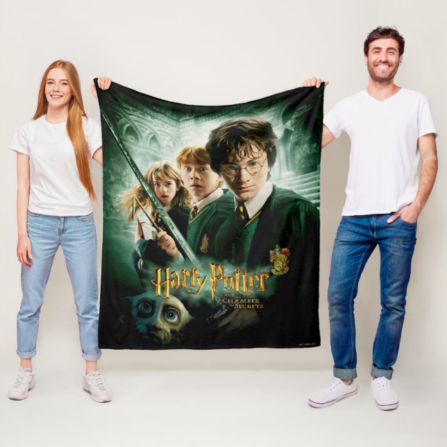 Manta Polar Tiro de grupo de Harry Potter Ron Hermione Dobby (In situ)