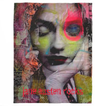 Tiro del paño grueso y suave de las ROCAS de JANE