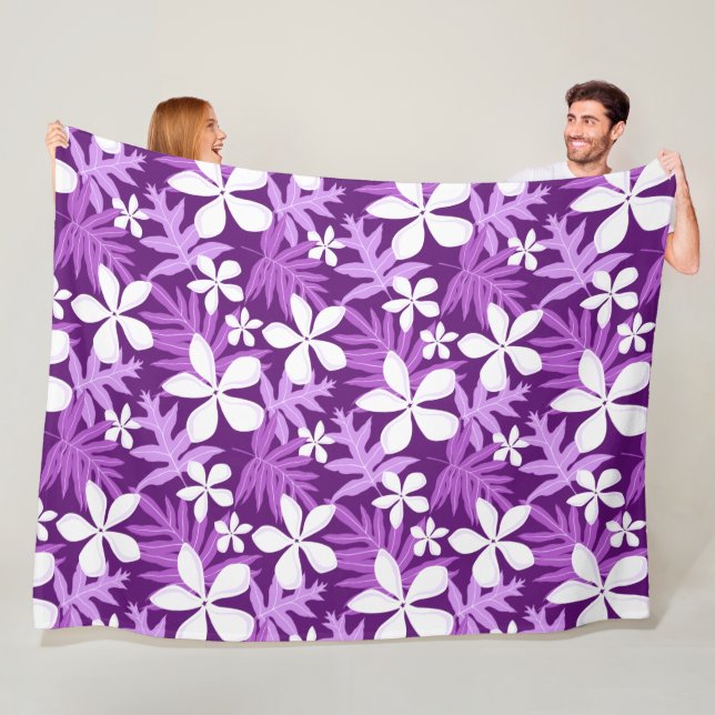 Manta Polar TIRO (PURPLE) Fleece Blanket (In situ)