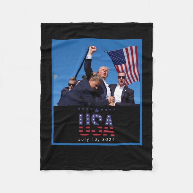 Manta Polar Tiroteo en Rally Trump Pennsylvania 2024 (Anverso)