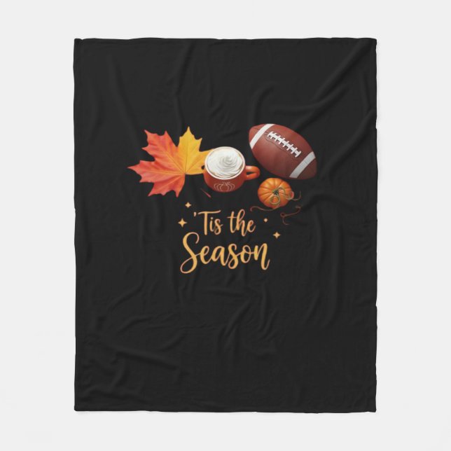 Manta Polar Tis The Season Halloween Retro Design (Anverso)