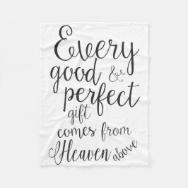 Manta Polar Todas las cosas buenas vienen del cielo arriba