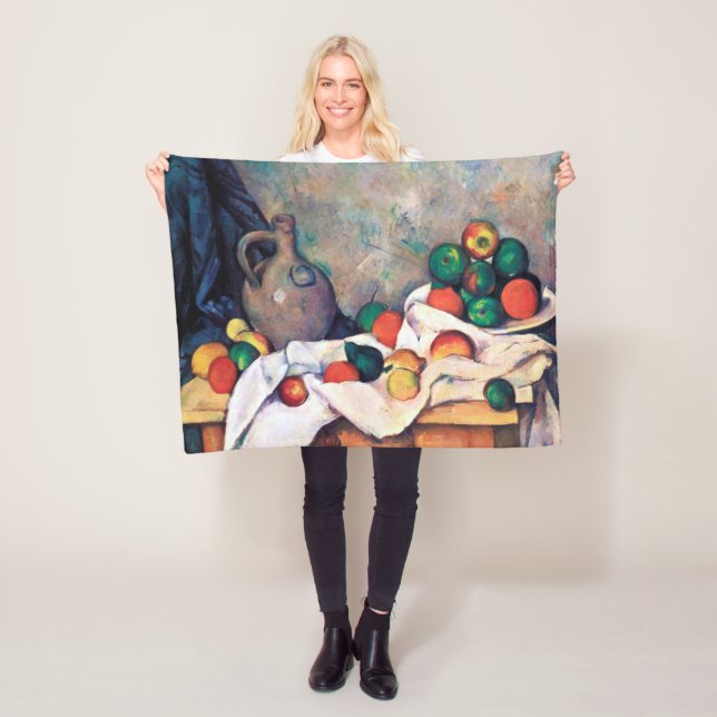 Manta Polar Todavía la vida con las frutas, Paul Cezanne (In situ)