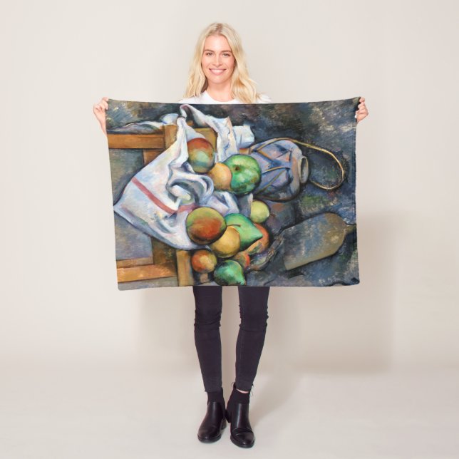 Manta Polar Todavía la vida con las frutas, Paul Cezanne (In situ)