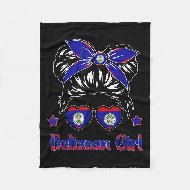 Manta Polar Toddler Belize-shirt Flag Belizean Hispanic Herita (Anverso)