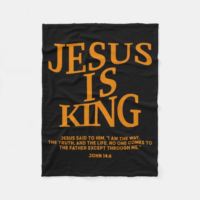 Manta Polar Toddler Boy Jesus Is King Camo Christian God Son S (Anverso)