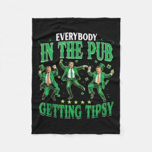 Manta Polar Todo El Mundo En El Pub Se Está Haciendo Un Tipsy
