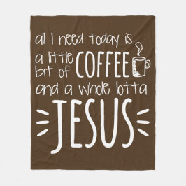 Manta Polar Todo lo que necesito está hoy un poco de café