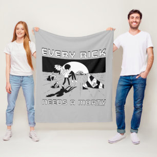 Manta Polar Todo Rick necesita una moralidad