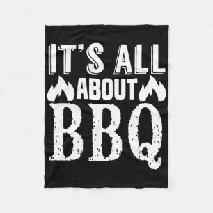 Manta Polar Todo se trata de Bbq - Divertido amante de la barb