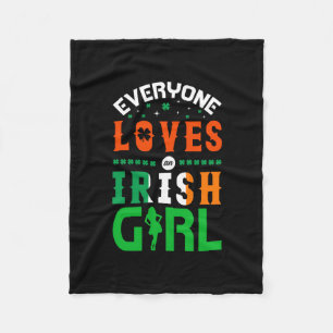 Manta Polar Todos aman a un Chica irlandés
