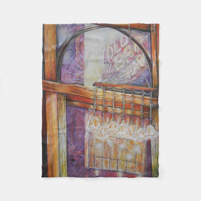 Manta Polar Todos Estamos Volando A La Misma Luz. (Anverso)