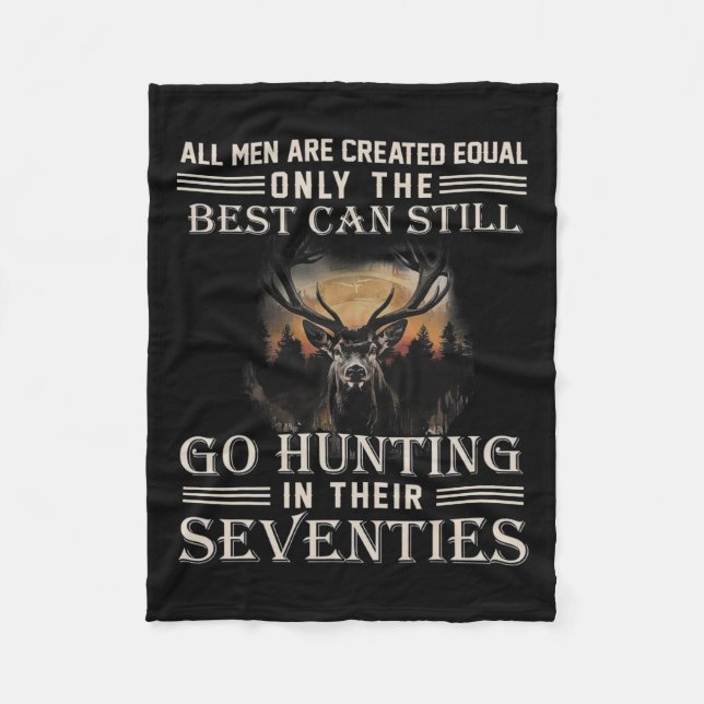 Manta Polar Todos Los Hombres Son Creados Iguales Sólo Lo Mejo (Anverso)