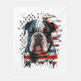 Manta Polar TODOS LOS PERROS AMERICANOS HOMBRES DE bulldog ing