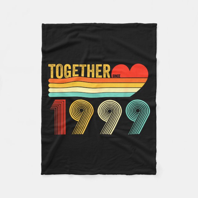 Manta Polar Together Since 1999 Shirt Retro Couple Anniversary (Anverso)