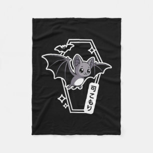 Manta Polar Tokyo Kawaii Bat - Gótico de Pastel de aleta dulce