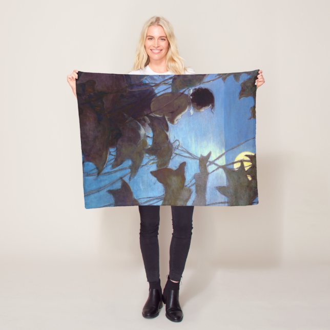 Manta Polar Tom viendo la luna, Jessie Willcox Smith (In situ)