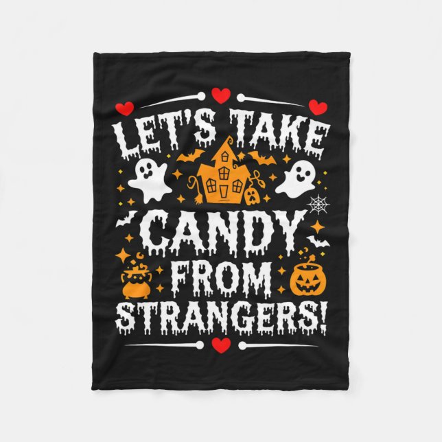 Manta Polar Tomemos el dulce de los extraños 1 (Anverso)