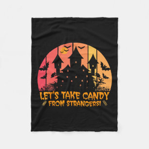 Manta Polar Tomemos el dulce de los extraños de la divertida c