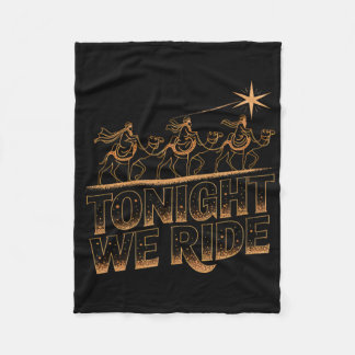 Manta Polar Tonight We Ride Three Wise Men Christmas Design 