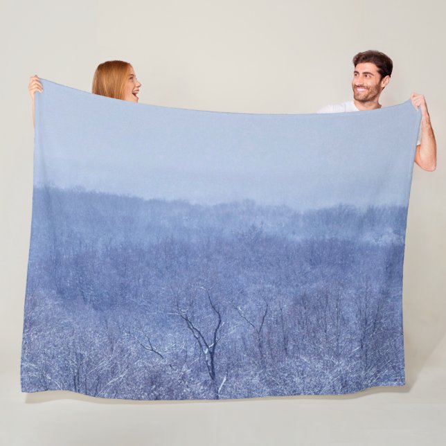 Manta Polar Tonos azules (In situ)