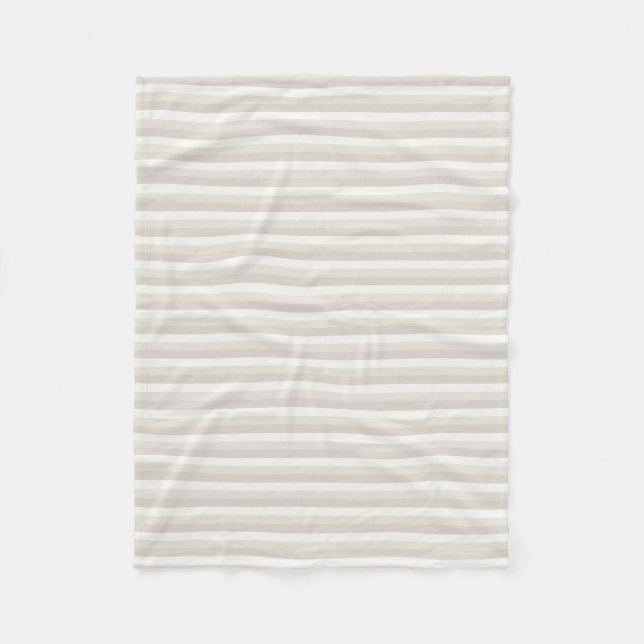 Manta Polar Tonos beige marrón estampados de plantilla moderna (Anverso)