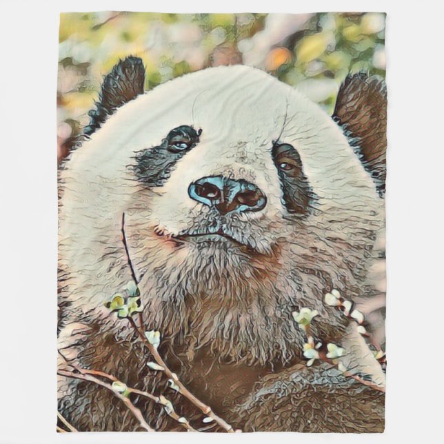 Manta Polar toony panda (Anverso)