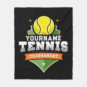 Manta Polar Torneo Personalizado de NOMBRE para Jugador de Ten