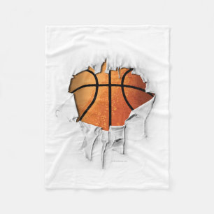 Manta Polar Torno al baloncesto Fleece Blanket