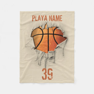 Manta Polar Torno al baloncesto Fleece Blanket