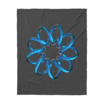 Toro metálico azul Knot