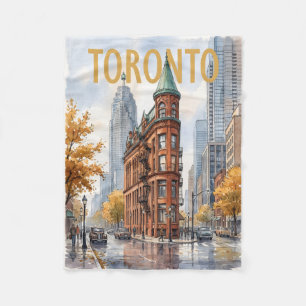 Manta Polar Toronto Canadá Viaje Vintage
